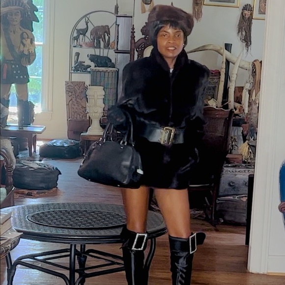 New Designer Giorgia Collection Sable Brown color Mink Fur Coat, Jacket 8 - Picture 14 of 16